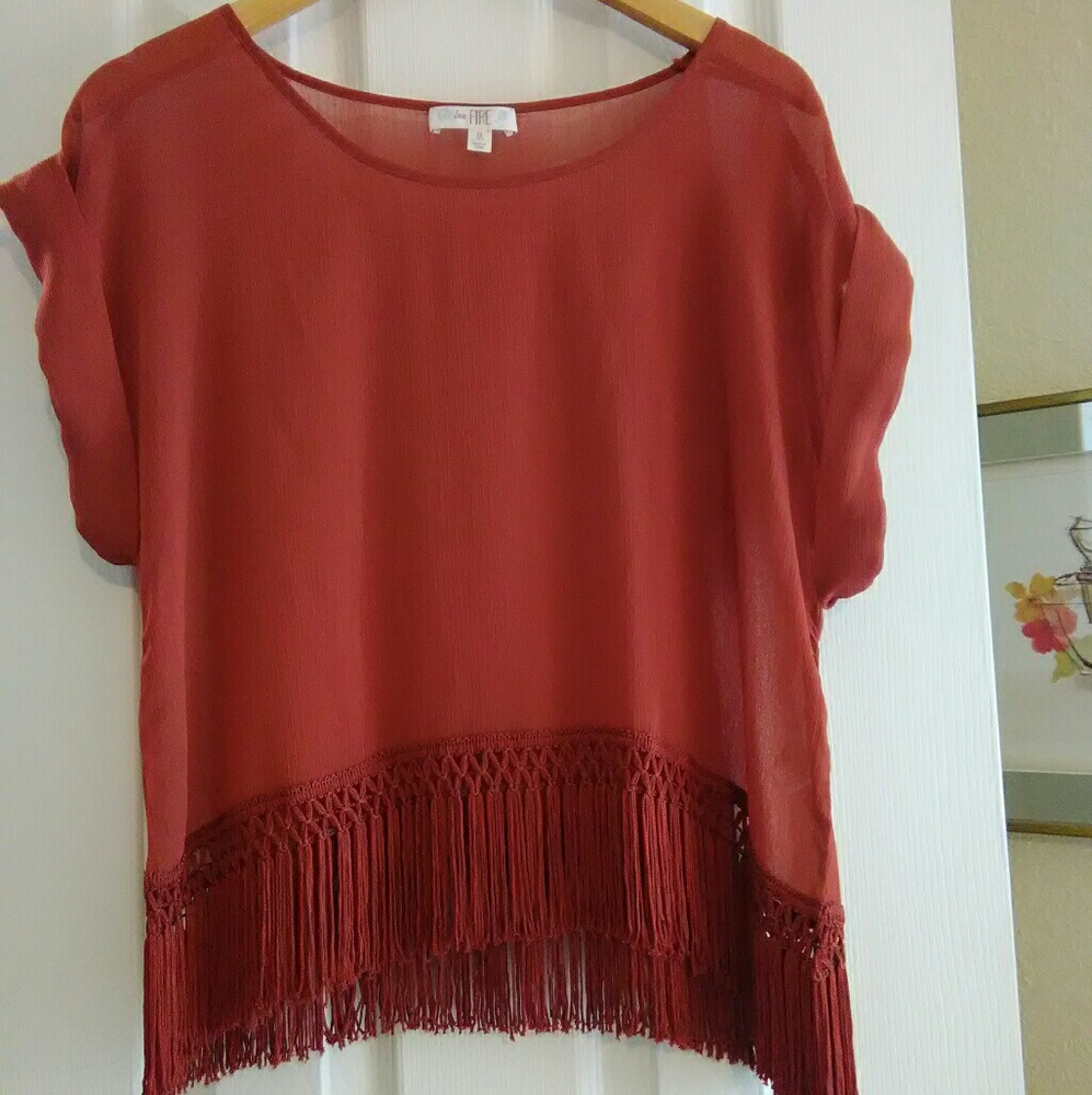 Woman's sheer blouse
